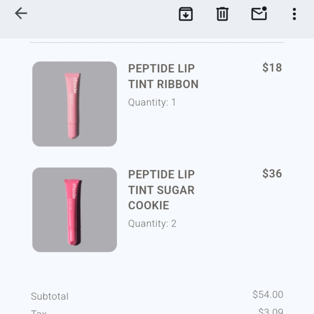 Rhode Pink Lip Tint Sugar Cookie - Picture 11 of 11